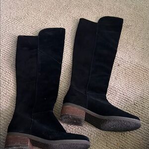 Lucky brand Elegant Black Knee-High Boots